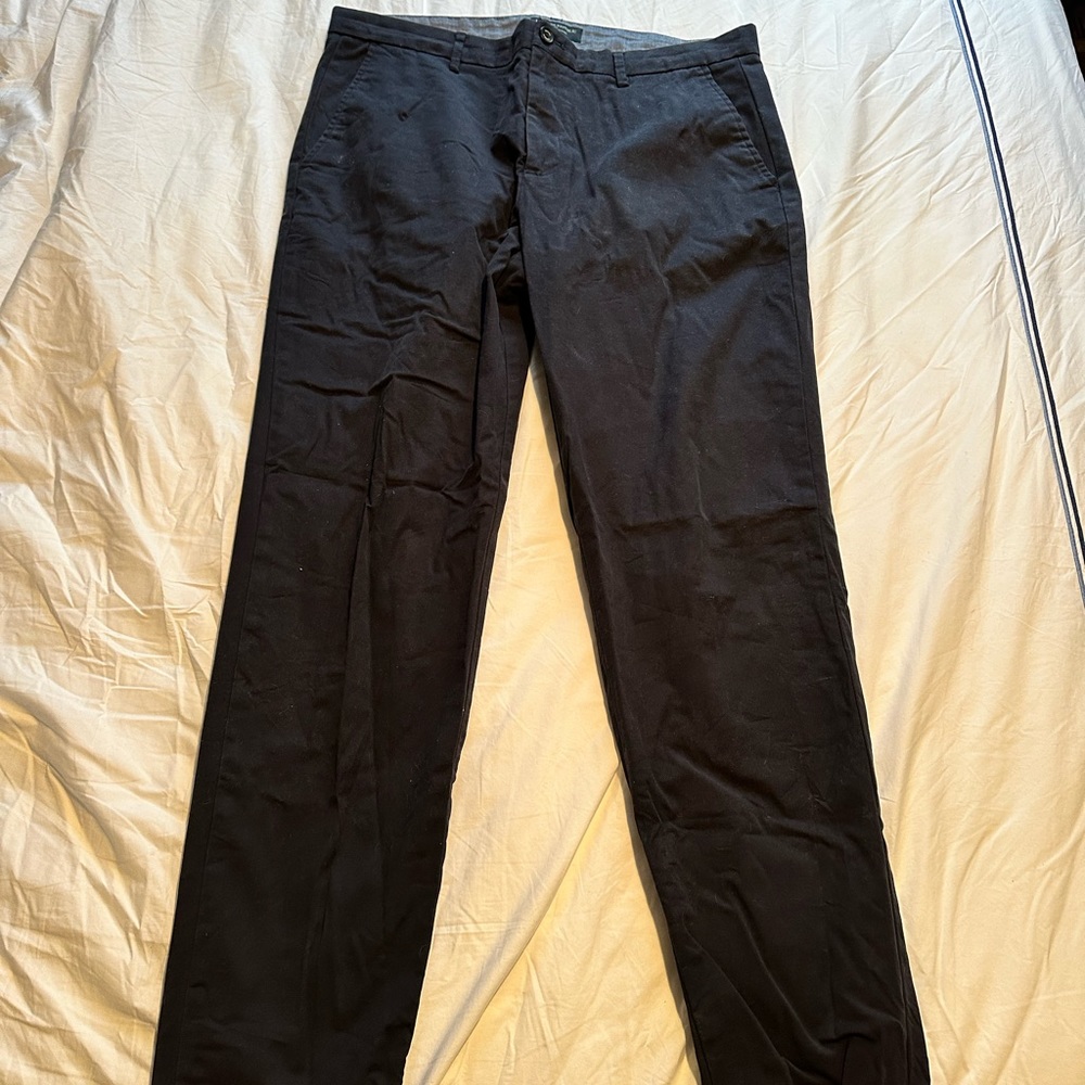 Navy banana republic straight leg chinos size 36x34
